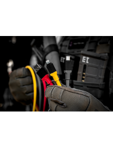 Tactical Fat Man-kabel USB-C/Lightning 1m Röd