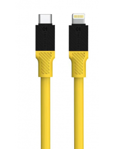 Tactical Fat Man-kabel USB-C/Lightning 1m Gul