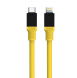 Tactical Fat Man-kabel USB-C/Lightning 1m Gul