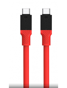 Tactical Fat Man-kabel USB-C/USB-C 1m Röd