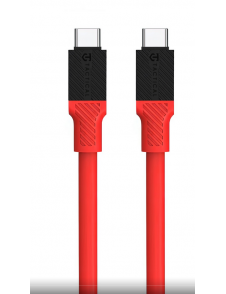 Tactical Fat Man-kabel USB-C/USB-C 1m Röd