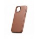 iCarer Case Läderfodral Skal för iPhone 14 Plus Brown (MagSafe-kompatibel)