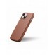 iCarer Case Läderfodral Skal för iPhone 14 Plus Brown (MagSafe-kompatibel)