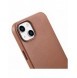 iCarer Case Läderfodral Skal för iPhone 14 Plus Brown (MagSafe-kompatibel)