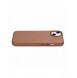 iCarer Case Läderfodral Skal för iPhone 14 Plus Brown (MagSafe-kompatibel)