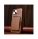 iCarer Case Läderfodral Skal för iPhone 14 Plus Brown (MagSafe-kompatibel)