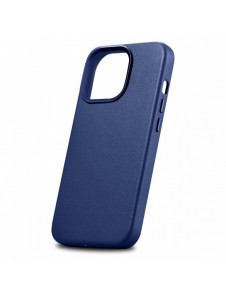 iCarer Case Läderfodral skal för iPhone 14 Pro Blue (WMI14220706-BU) (MagSafe-kompatibel)