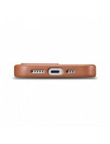 iCarer Case Läderfodral skal för iPhone 14 Pro Max Brown (WMI14220708-BN) (MagSafe-kompatibel)