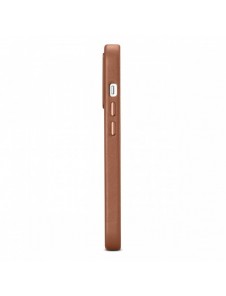iCarer Case Läderfodral skal för iPhone 14 Pro Max Brown (WMI14220708-BN) (MagSafe-kompatibel)