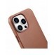 iCarer Case Läderfodral skal för iPhone 14 Pro Max Brown (WMI14220708-BN) (MagSafe-kompatibel)
