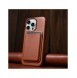 iCarer Case Läderfodral skal för iPhone 14 Pro Max Brown (WMI14220708-BN) (MagSafe-kompatibel)