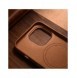 iCarer Case Läderfodral skal för iPhone 14 Pro Max Brown (WMI14220708-BN) (MagSafe-kompatibel)