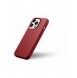 iCarer Case Läderfodral skal för iPhone 14 Pro Red (WMI14220706-RD) (MagSafe-kompatibel)