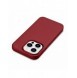 iCarer Case Läderfodral skal för iPhone 14 Pro Red (WMI14220706-RD) (MagSafe-kompatibel)