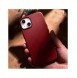 iCarer Fodral Läderfodral av naturläder för iPhone 14 Plus röd (kompatibel med MagSafe)