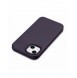iCarer Case Läderfodral för iPhone 14 Plus mörklila (MagSafe-kompatibel)