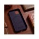 iCarer Case Läderfodral för iPhone 14 Plus mörklila (MagSafe-kompatibel)