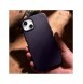 iCarer Case Läderfodral för iPhone 14 Plus mörklila (MagSafe-kompatibel)