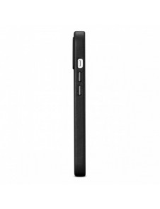 iCarer Fodral Läderfodral för iPhone 14 Plus äkta läderfodral svart (kompatibelt med MagSafe)