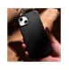 iCarer Fodral Läderfodral för iPhone 14 Plus äkta läderfodral svart (kompatibelt med MagSafe)