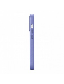 iCarer Fodral Läderfodral Äkta läderfodral för iPhone 14 Pro Ljuslila (WMI14220706-LP) (MagSafe-kompatibel)