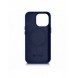 iCarer Case Läderfodral Äkta läderfodral för iPhone 14 Pro Max blå (WMI14220708-BU) (MagSafe-kompatibel)