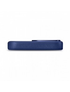 iCarer Case Läderfodral Äkta läderfodral för iPhone 14 Pro Max blå (WMI14220708-BU) (MagSafe-kompatibel)