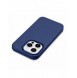 iCarer Case Läderfodral Äkta läderfodral för iPhone 14 Pro Max blå (WMI14220708-BU) (MagSafe-kompatibel)