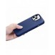 iCarer Case Läderfodral Äkta läderfodral för iPhone 14 Pro Max blå (WMI14220708-BU) (MagSafe-kompatibel)