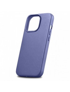 iCarer Fodral Läderfodral Äkta läderfodral för iPhone 14 Pro Max Ljuslila (WMI14220708-LP) (MagSafe-kompatibel)