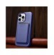 iCarer Fodral Läderfodral Äkta läderfodral för iPhone 14 Pro Max Ljuslila (WMI14220708-LP) (MagSafe-kompatibel)
