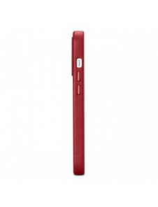 iCarer Fodral Läderfodral Äkta läderfodral för iPhone 14 Pro Max röd (WMI14220708-RD) (MagSafe-kompatibel)