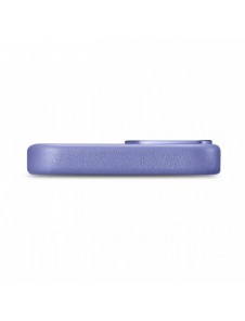 iCarer Fodral Läderfodral Äkta läder iPhone 14 Plus Ljuslila (MagSafe-kompatibel)