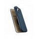 iCarer CE Oil Wax Premium Leather Folio Case iPhone 14 Plus magnetiskt flipfodral MagSafe blå (AKI14220707-BU)