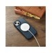 iCarer CE Oil Wax Premium Leather Folio Case iPhone 14 Plus magnetiskt flipfodral MagSafe blå (AKI14220707-BU)