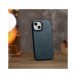 iCarer CE Oil Wax Premium Leather Folio Case iPhone 14 Plus magnetiskt flipfodral MagSafe blå (AKI14220707-BU)