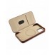 iCarer CE Oil Wax Premium Läder Foliofodral iPhone 14 Plus magnetiskt flipfodral MagSafe brun (AKI14220707-BN)