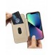 iCarer CE Oil Wax Premium Läder Foliofodral iPhone 14 Plus magnetiskt flipfodral MagSafe brun (AKI14220707-BN)
