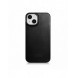 iCarer CE Oil Wax Premium Leather Folio Case Läderfodral iPhone 14 Plus Magnetic Flip MagSafe Black (AKI14220707-BK)