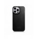 iCarer CE Oil Wax Premium Leather Folio Case Läderfodral iPhone 14 Pro Magnetic Flip MagSafe Black (AKI14220706-BK)