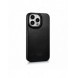 iCarer CE Oil Wax Premium Leather Folio Case Läderfodral iPhone 14 Pro Magnetic Flip MagSafe Black (AKI14220706-BK)