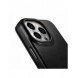 iCarer CE Oil Wax Premium Leather Folio Case Läderfodral iPhone 14 Pro Magnetic Flip MagSafe Black (AKI14220706-BK)