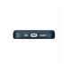 iCarer CE Oil Wax Premium Leather Folio Case Läderfodral iPhone 14 Pro Magnetic Flip MagSafe Blue (AKI14220706-BU)