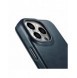 iCarer CE Oil Wax Premium Leather Folio Case Läderfodral iPhone 14 Pro Magnetic Flip MagSafe Blue (AKI14220706-BU)