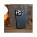 iCarer CE Oil Wax Premium Leather Folio Case Läderfodral iPhone 14 Pro Max Magnetic Flip MagSafe Blue (AKI14220708-BU)