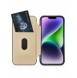 iCarer CE Premium Leather Folio Fodral iPhone 14 Plus Magnetic Flip Leather Folio Fodral MagSafe svart (WMI14220715-BK)