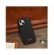 iCarer CE Premium Leather Folio Fodral iPhone 14 Plus Magnetic Flip Leather Folio Fodral MagSafe svart (WMI14220715-BK)