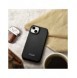 iCarer CE Premium Leather Folio Fodral iPhone 14 Plus Magnetic Flip Leather Folio Fodral MagSafe svart (WMI14220715-BK)
