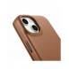 iCarer CE Premium Leather Folio Case iPhone 14 Plus Magnetic Flip Leather Folio Case MagSafe Brown (WMI14220715-BN)