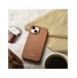 iCarer CE Premium Leather Folio Case iPhone 14 Plus Magnetic Flip Leather Folio Case MagSafe Brown (WMI14220715-BN)